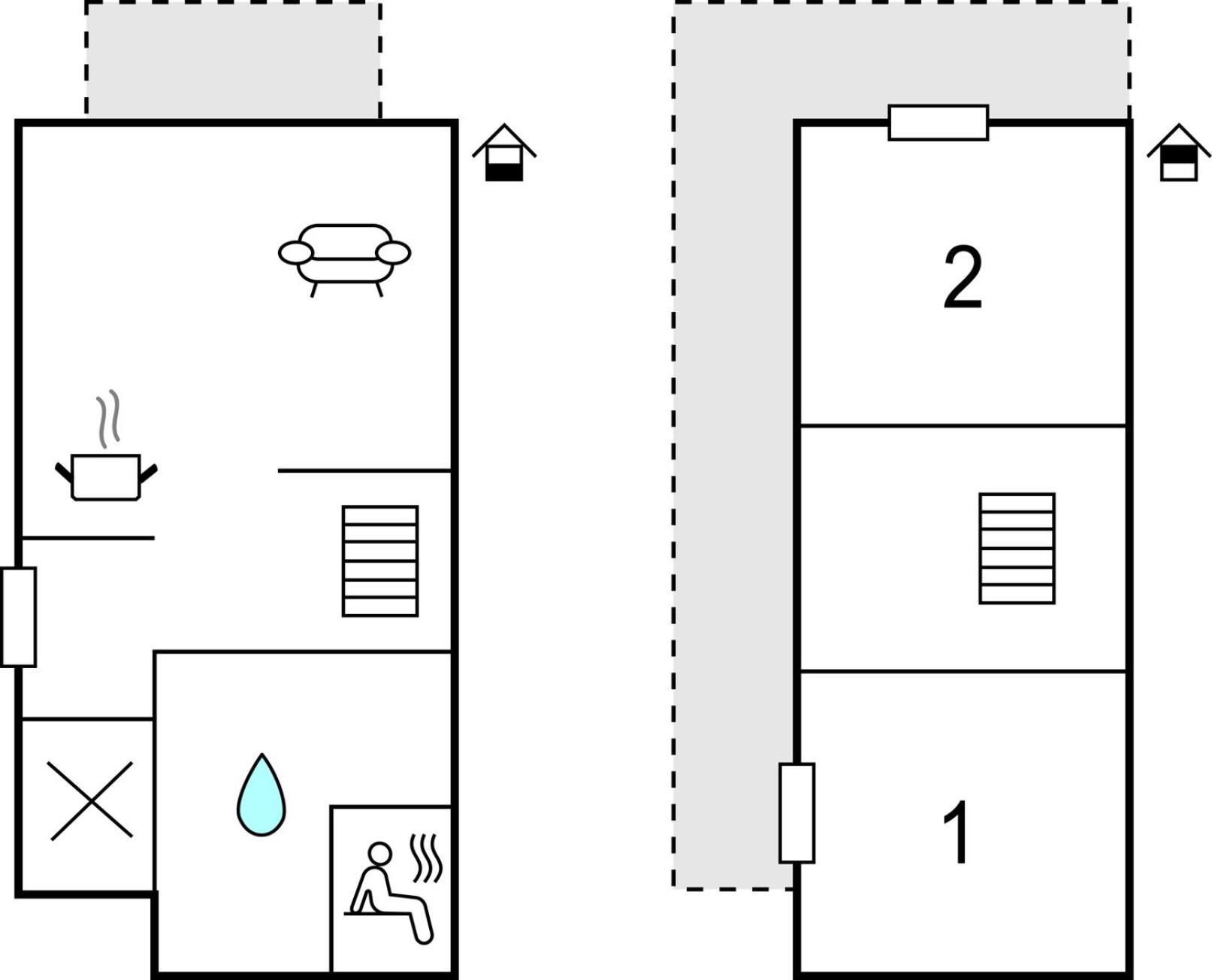 Nice Home In Tossens With Kitchen Kültér fotó